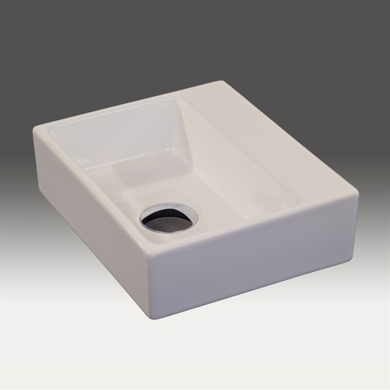 Lille Sort Håndvask Mini Square II